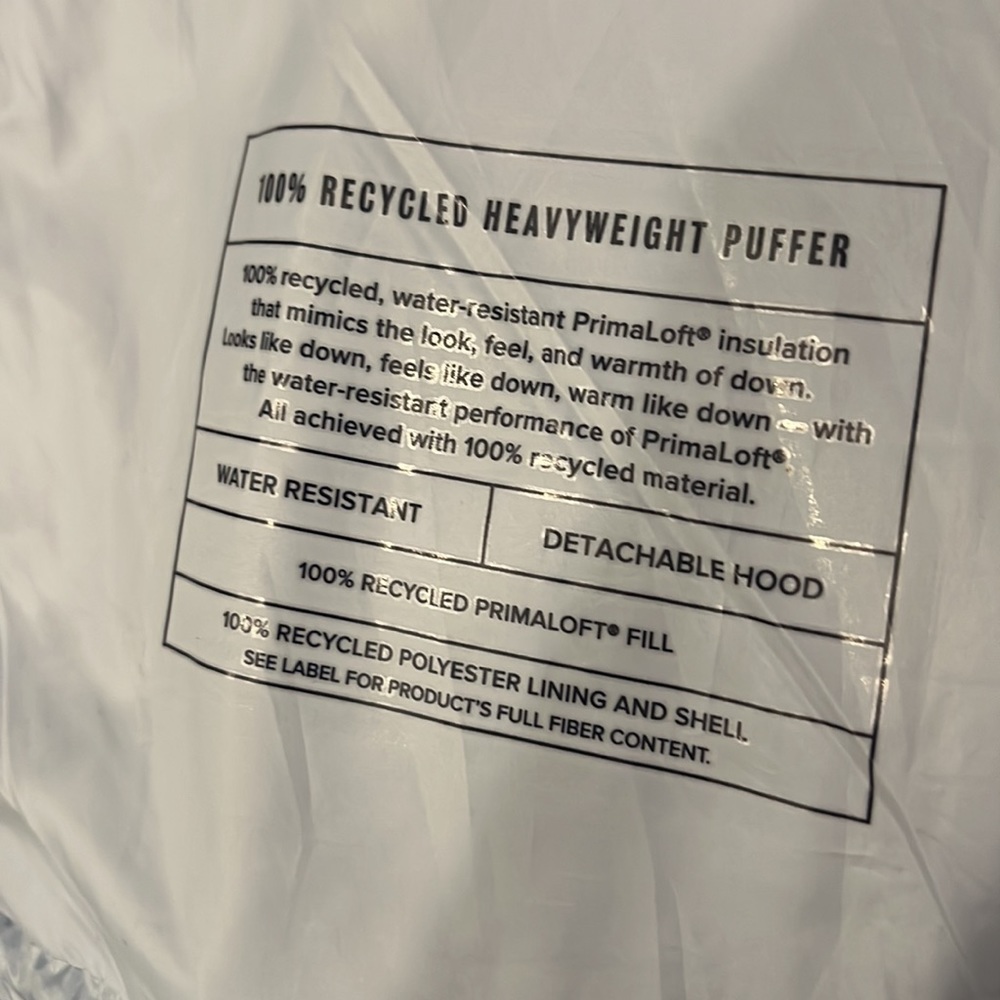 Gap 100% Recycled Polyester Heavyweight Cropped P… - image 4